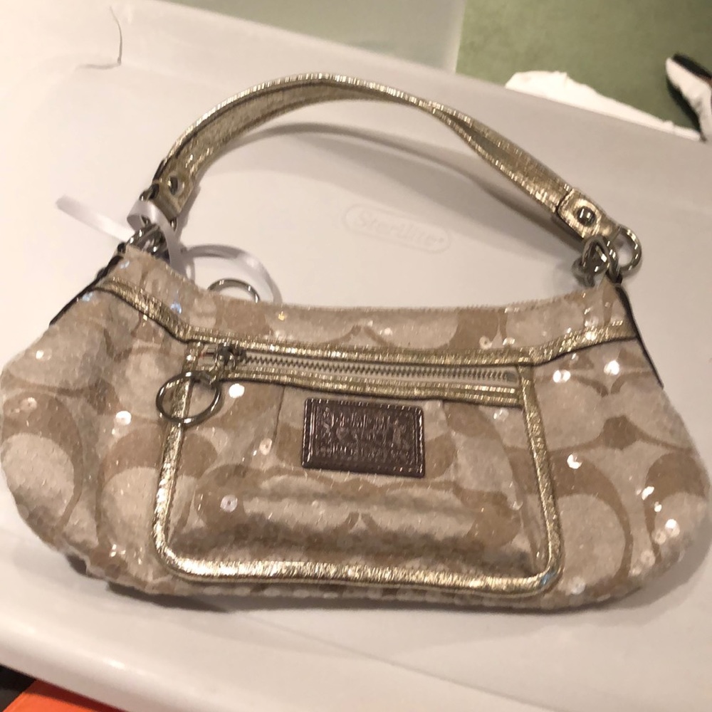 Coach sequin handbag